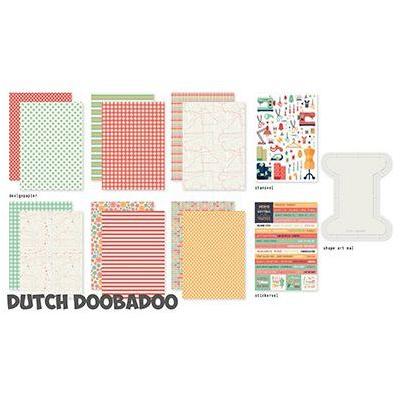 Dutch DooBaDoo Scrapbooking Set - One More Stitch
